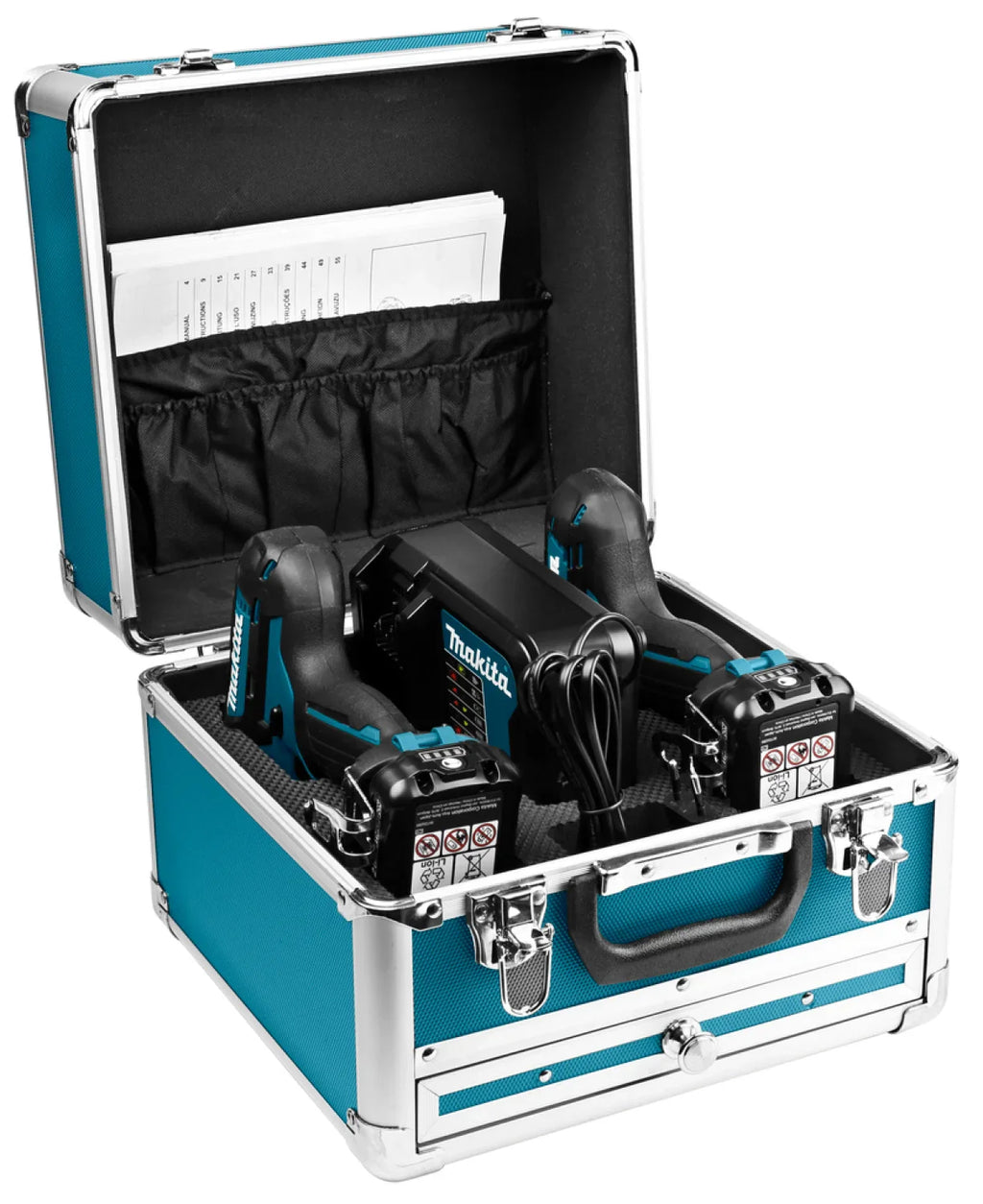 Makita  18V Li-ion accu slagmoersleutel set (2x 5,0 Ah accu) in box
