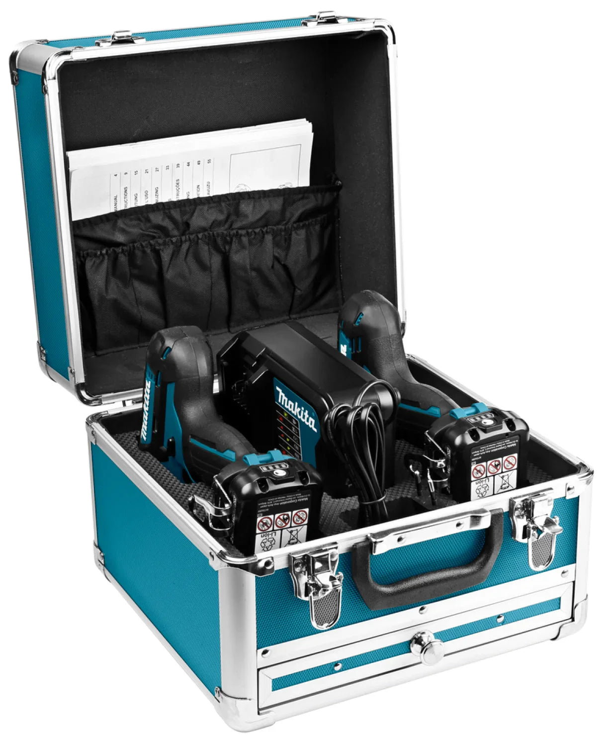 Makita  18V Li-ion accu slagmoersleutel set (2x 5,0 Ah accu) in box